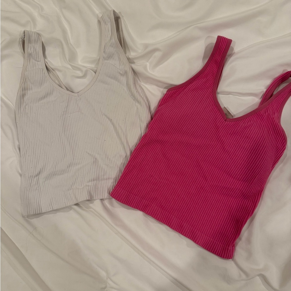 Altar’d State revival ribbed tank top pair